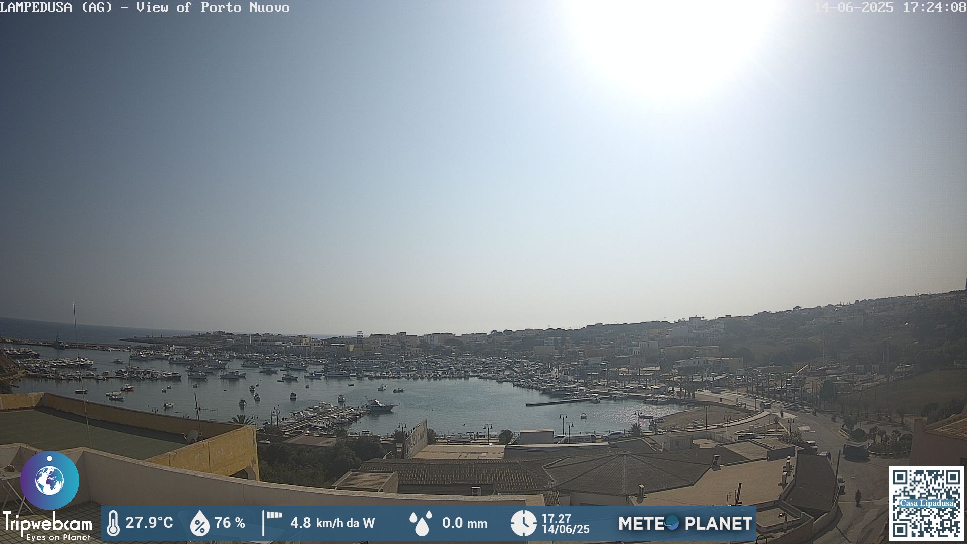 Webcam di Lampedusa - Porto Nuovo