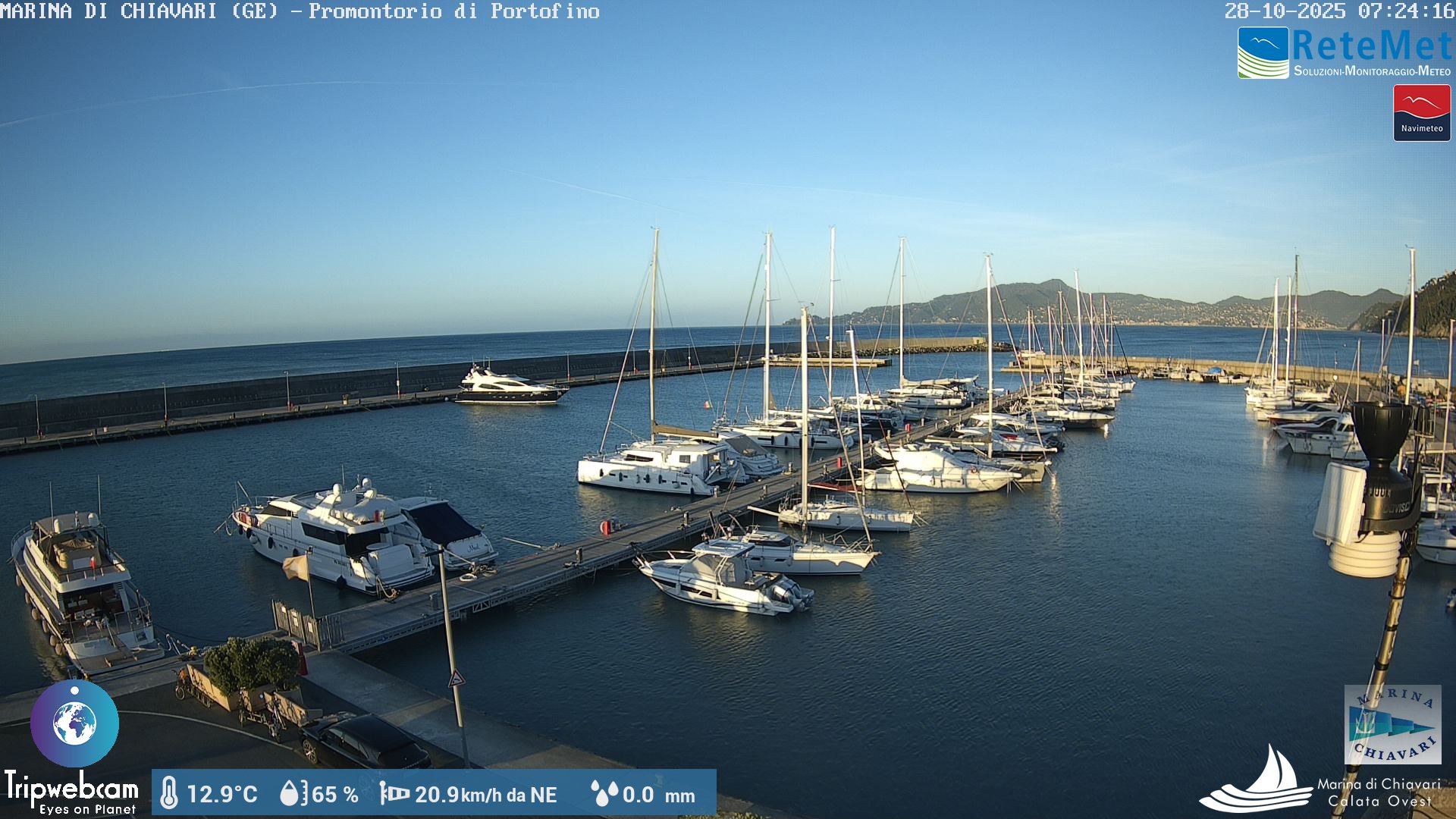 WebCam Live - Puntamento Portofino