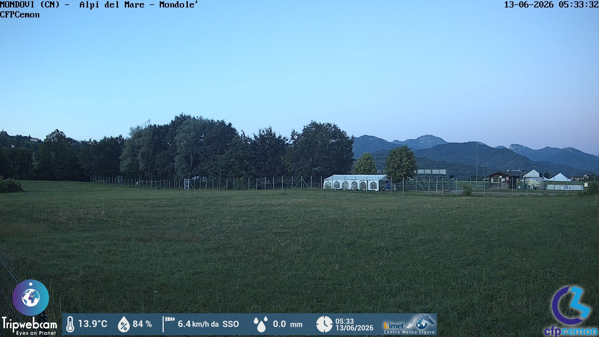 immagine della webcam nei dintorni di Cervasca: webcam Mondovì