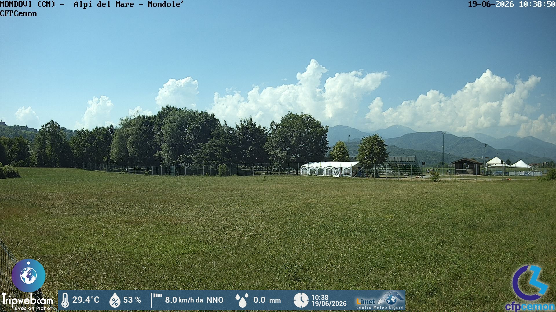 immagine della webcam nei dintorni di Colle del Prel: webcam Mondovì