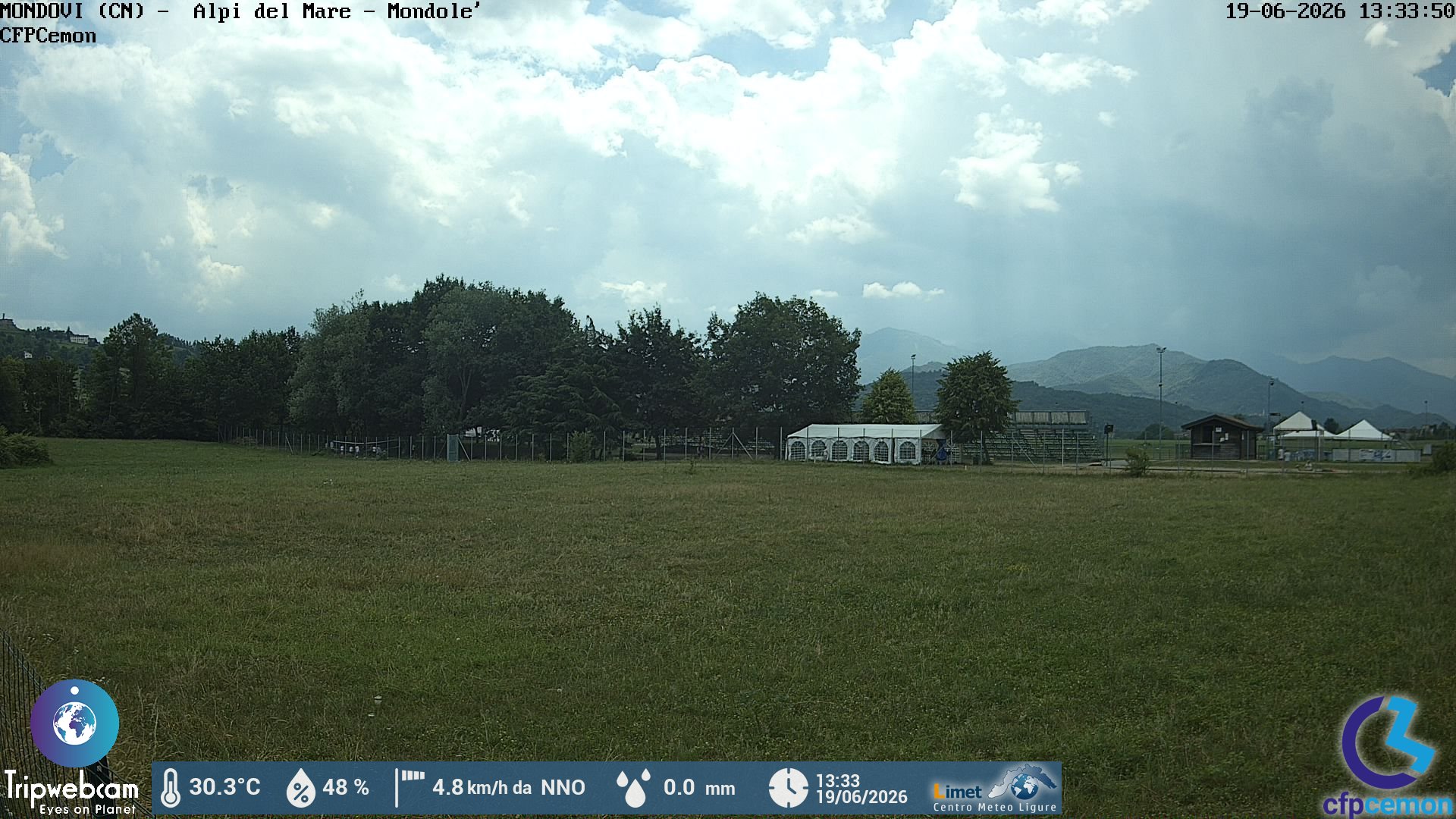 immagine della webcam nei dintorni di Artesina: webcam Mondovì