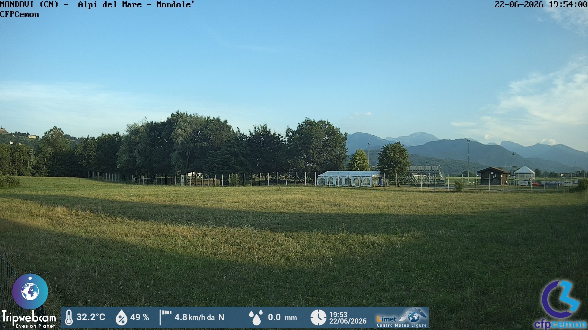 immagine della webcam nei dintorni di Fossano: webcam Mondovì