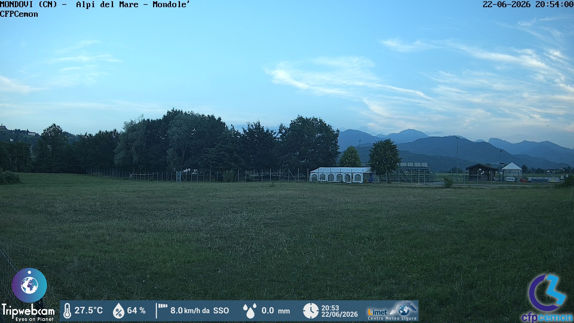 immagine della webcam nei dintorni di Salmour: webcam Mondovì