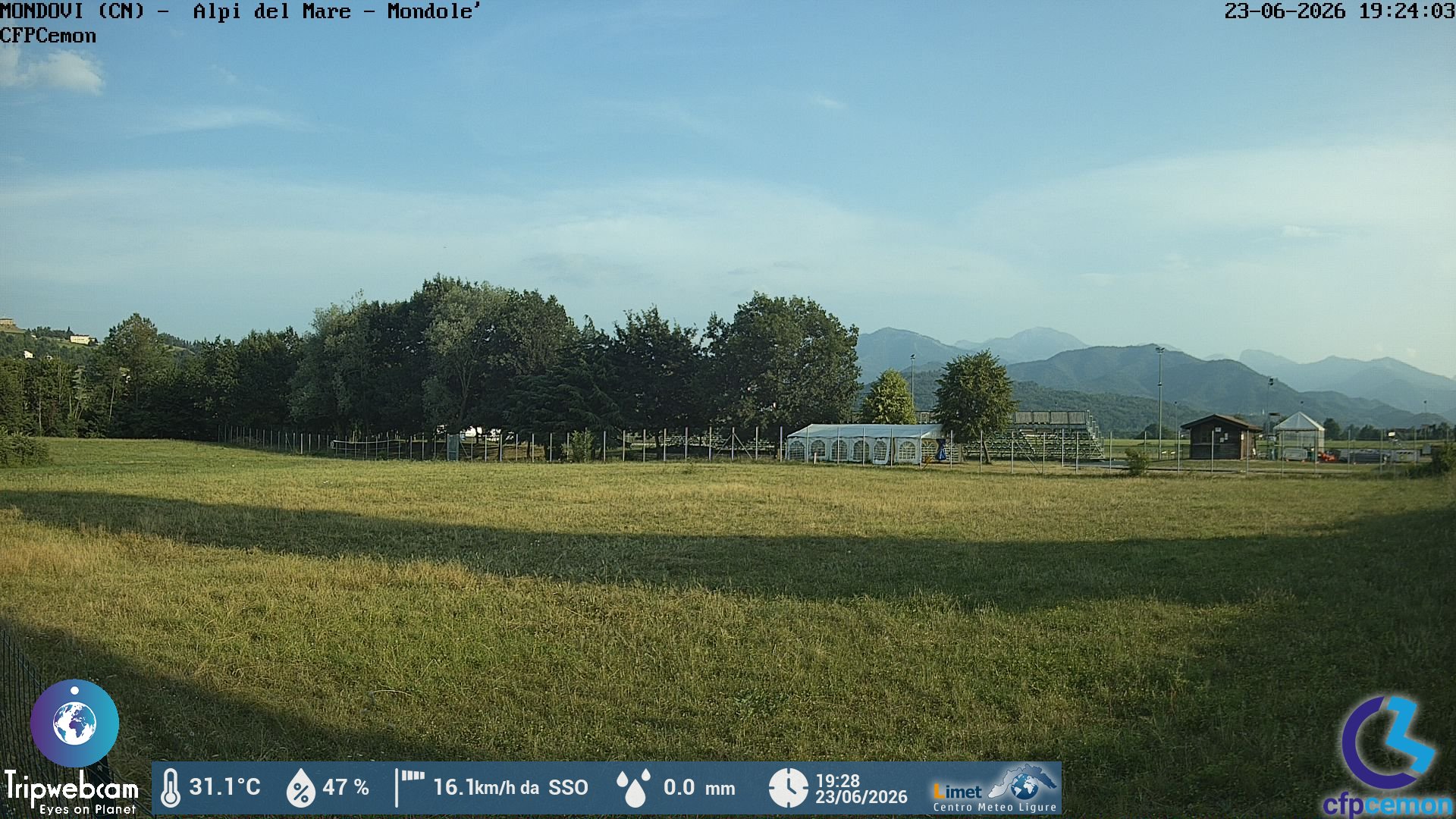 immagine della webcam nei dintorni di Ceva: webcam Mondovì