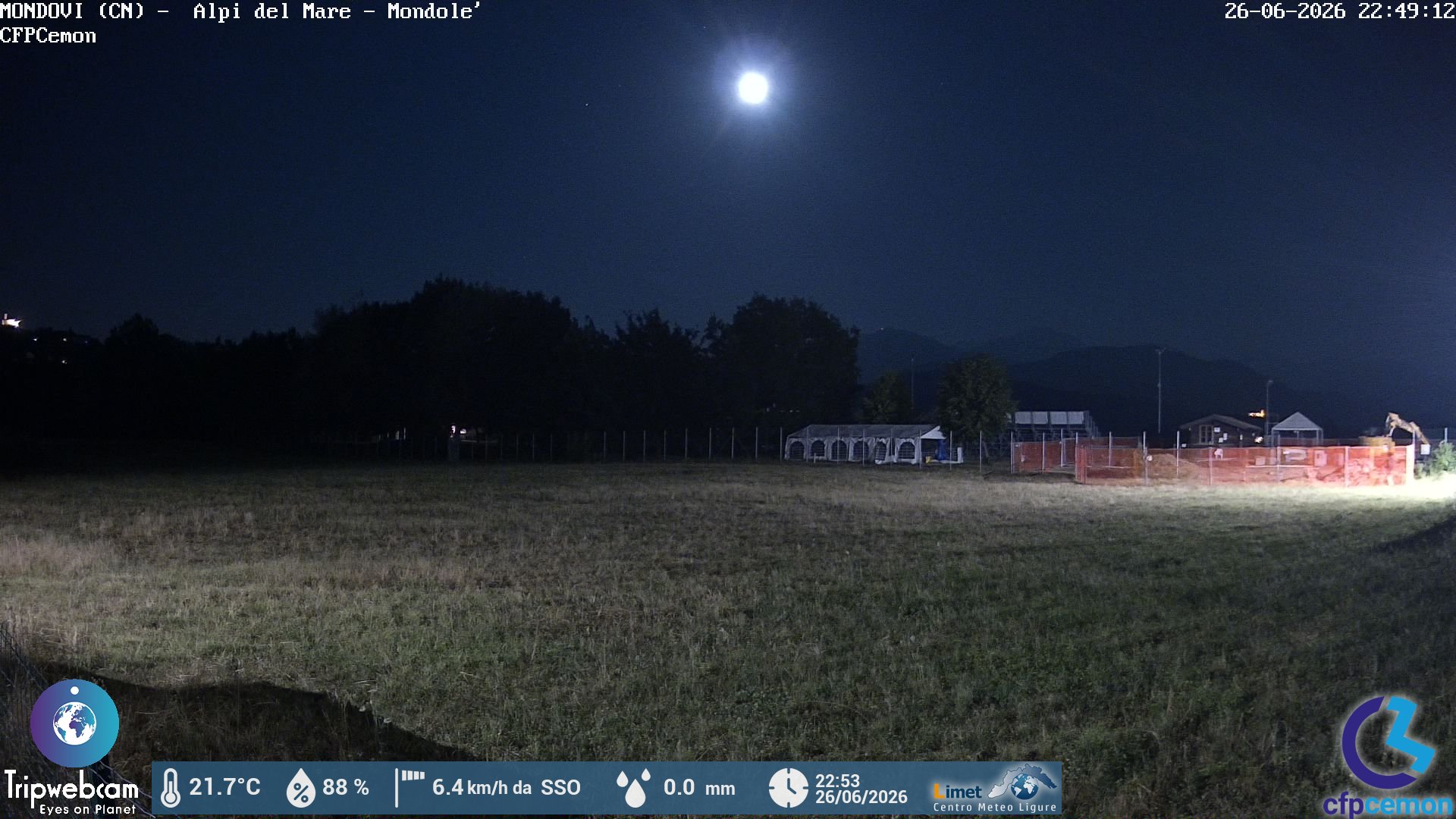 immagine della webcam nei dintorni di Prato Nevoso: webcam Mondovì