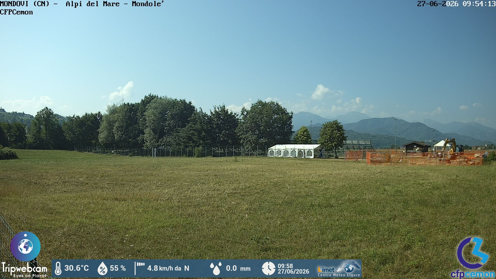 immagine della webcam nei dintorni di Cuneo Levaldigi: webcam Mondovì