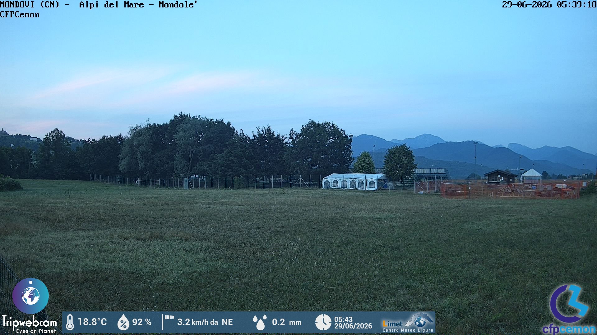 immagine della webcam nei dintorni di Montanera: webcam Mondovì