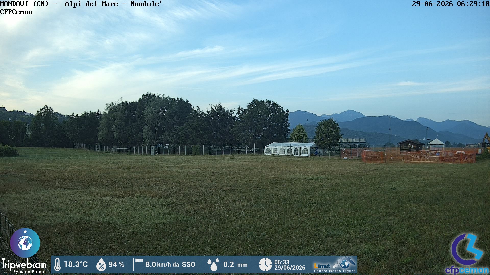 immagine della webcam nei dintorni di Cervasca: webcam Mondovì