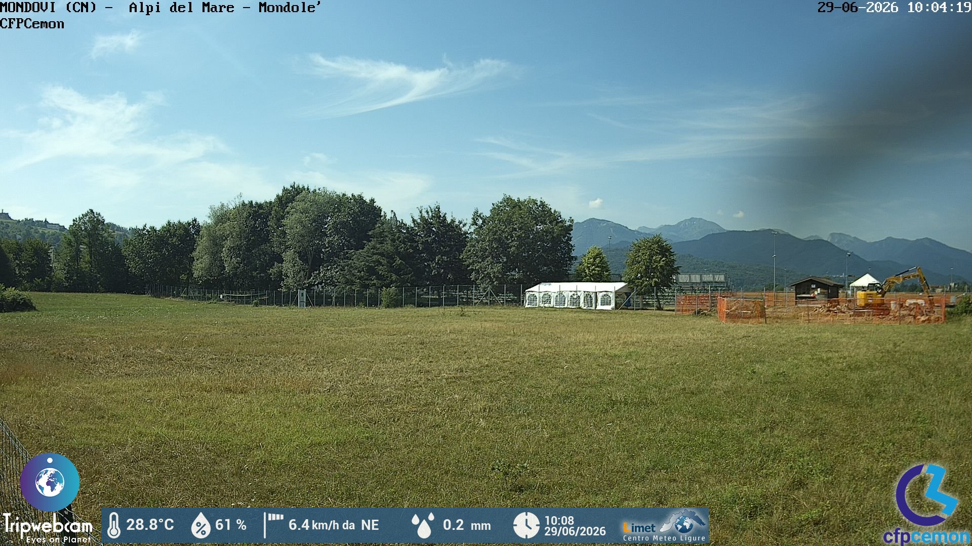 immagine della webcam nei dintorni di Villanova Mondovì: webcam Mondovì