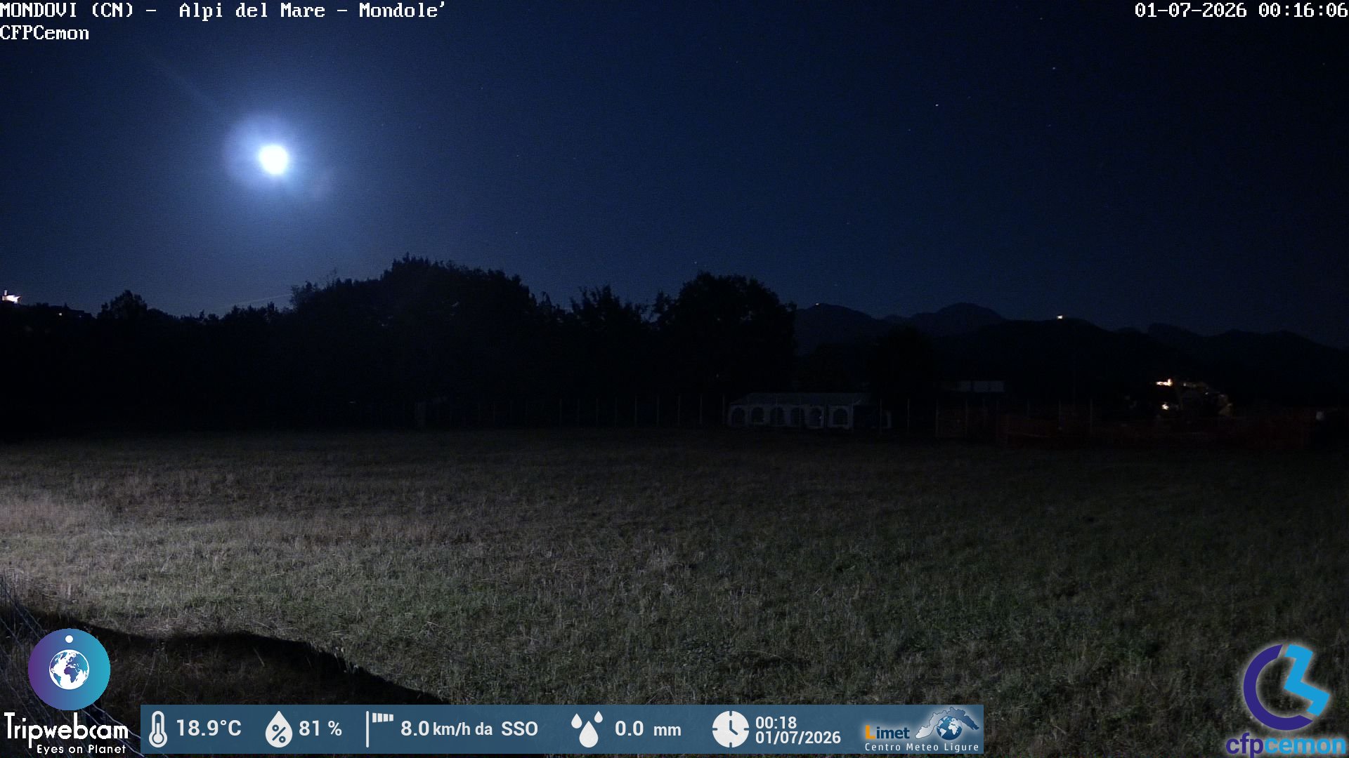 immagine della webcam nei dintorni di Cuneo: webcam Mondovì