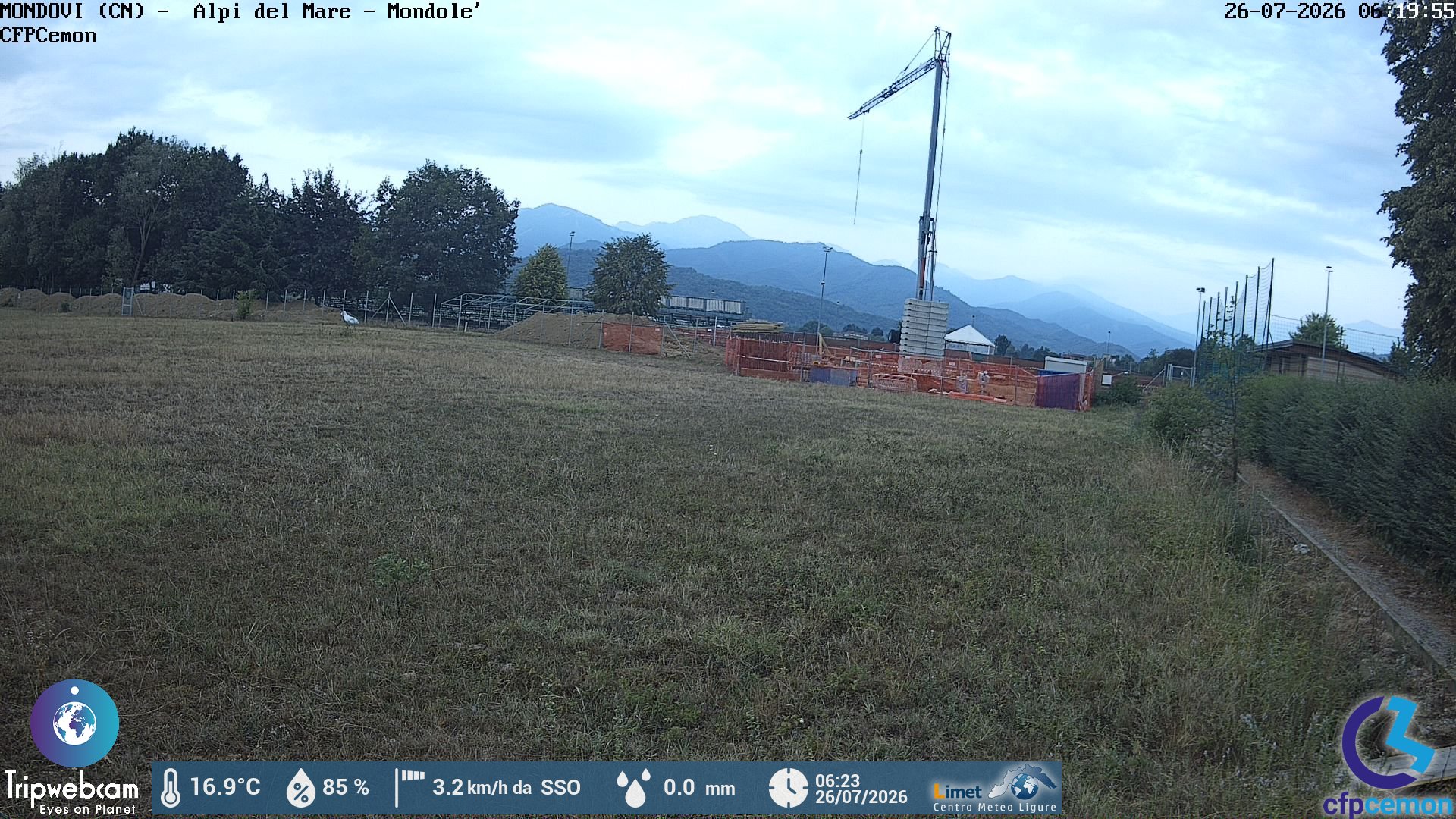 immagine della webcam nei dintorni di Prato Nevoso: webcam Mondovì