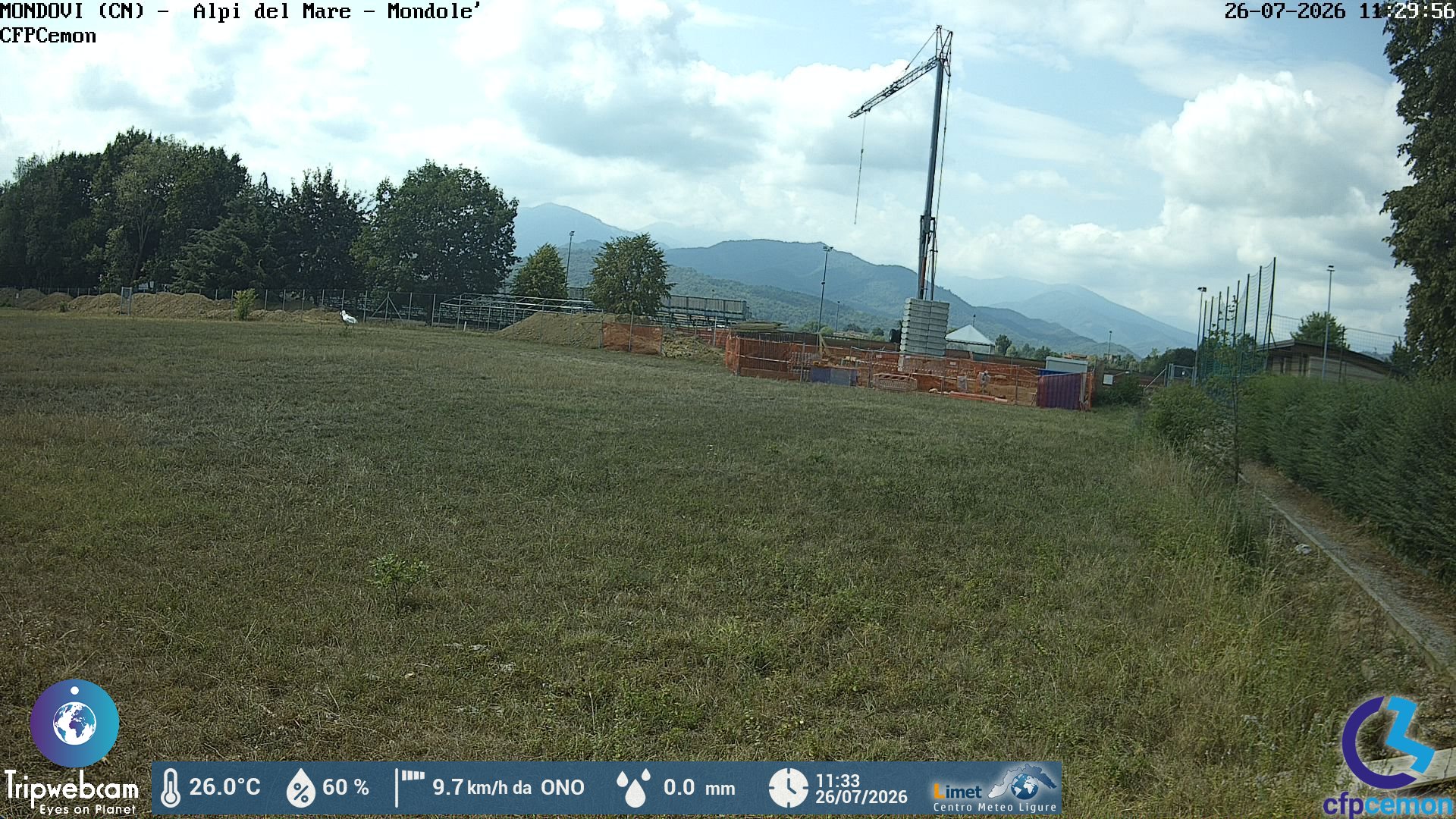 immagine della webcam nei dintorni di Saint Grée: webcam Mondovì